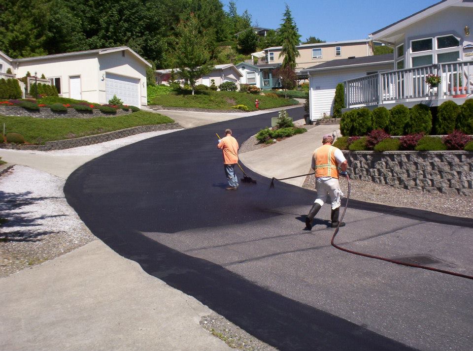 Residential driveway maintenance